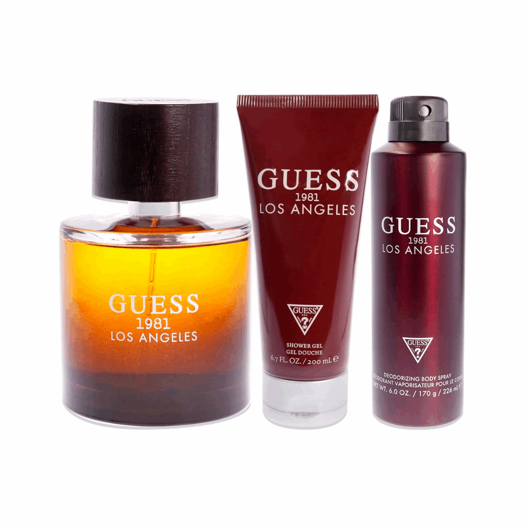 Guess 1981 Loss Angeles For Women Set EDT 100Ml+Body Spray 226Ml+S Gel 200Ml