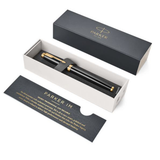 Parker IM Black Lacquer with Gold Trim Fountain Pen