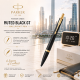 Parker Urban Metro Metallic Muted Black GT Ballpoint Pen