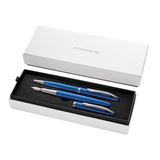 Pelikan Jazz Noble Elegance Giftset – Sapphire Blue (Fountain Pen & Ballpoint)