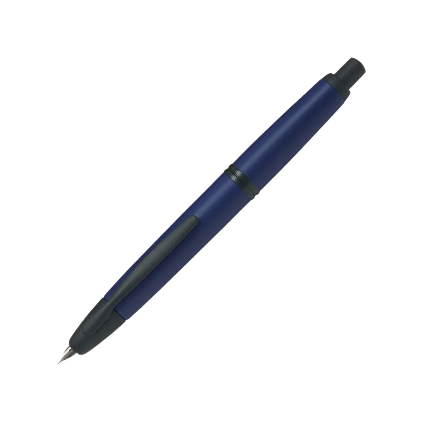 Pilot Capless Vanishing Point Fountain Pen – Matte Blue BT (18K Gold Nib)