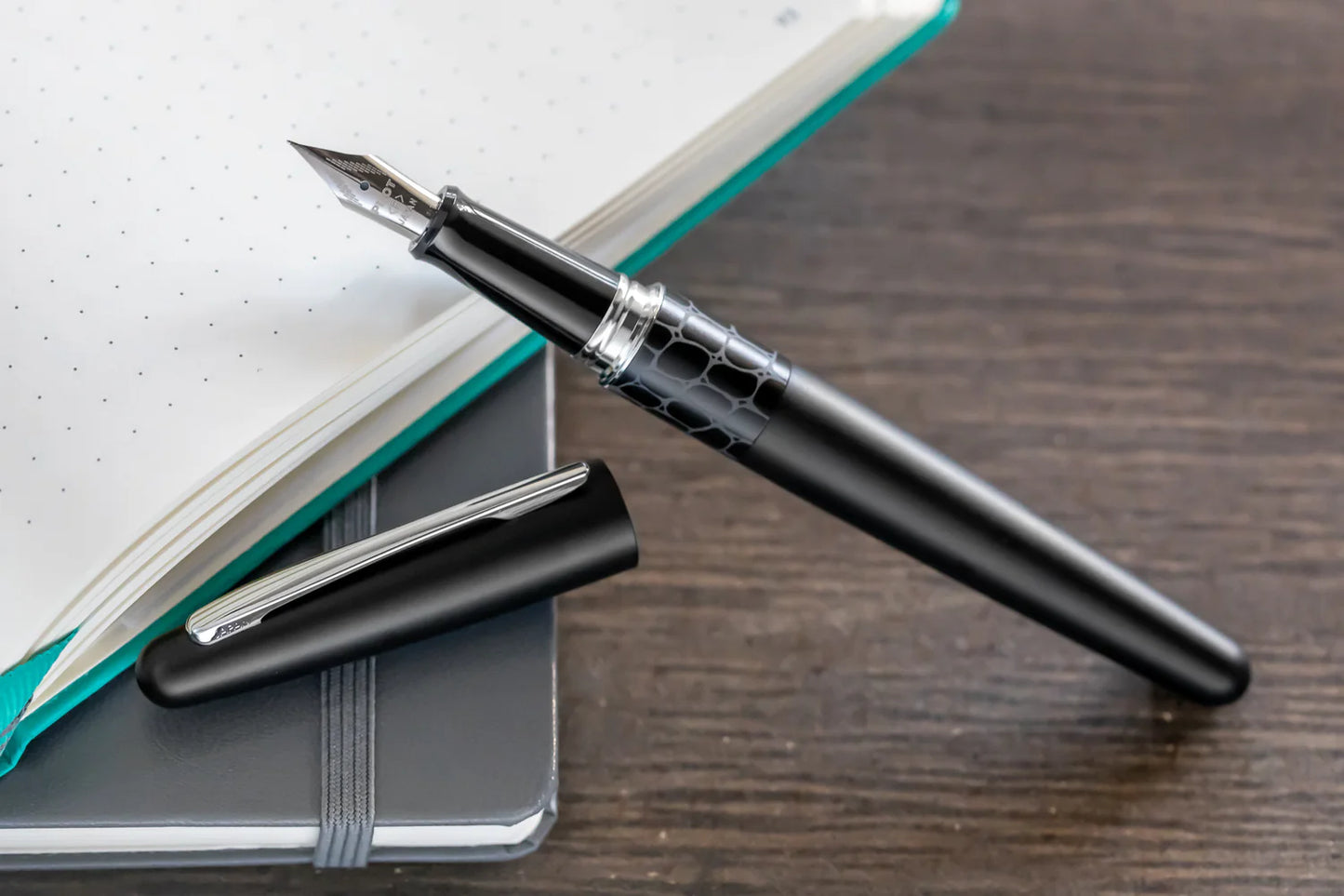 Pilot MR 02 Ballpoint Pen – Black Crocodile
