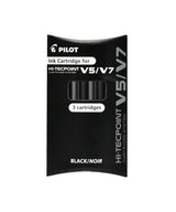 Pilot Premium Fountain Pen Ink – Pilot V5/V7 Ink Cartridges Blue/Black (Pack of 3 Pcs) | Smooth Flow & Rich Color