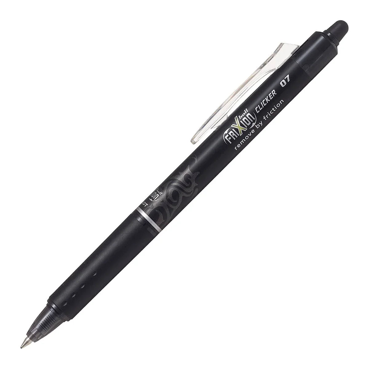 Pilot Frixion Clicker 0.7 Erasable Roller Gel Pen Black