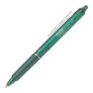 Pilot FriXion Clicker 0.7 Erasable Rollerball Pen – Green