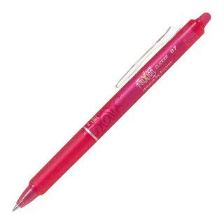 Pilot FriXion Clicker 0.7 Erasable Rollerball Pen – Pink