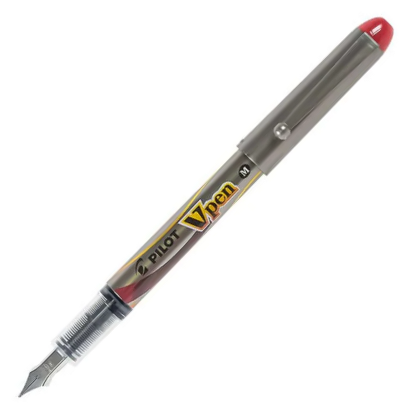 Pilot V-Pen Disposable Fountain Pen – Red, Medium Nib