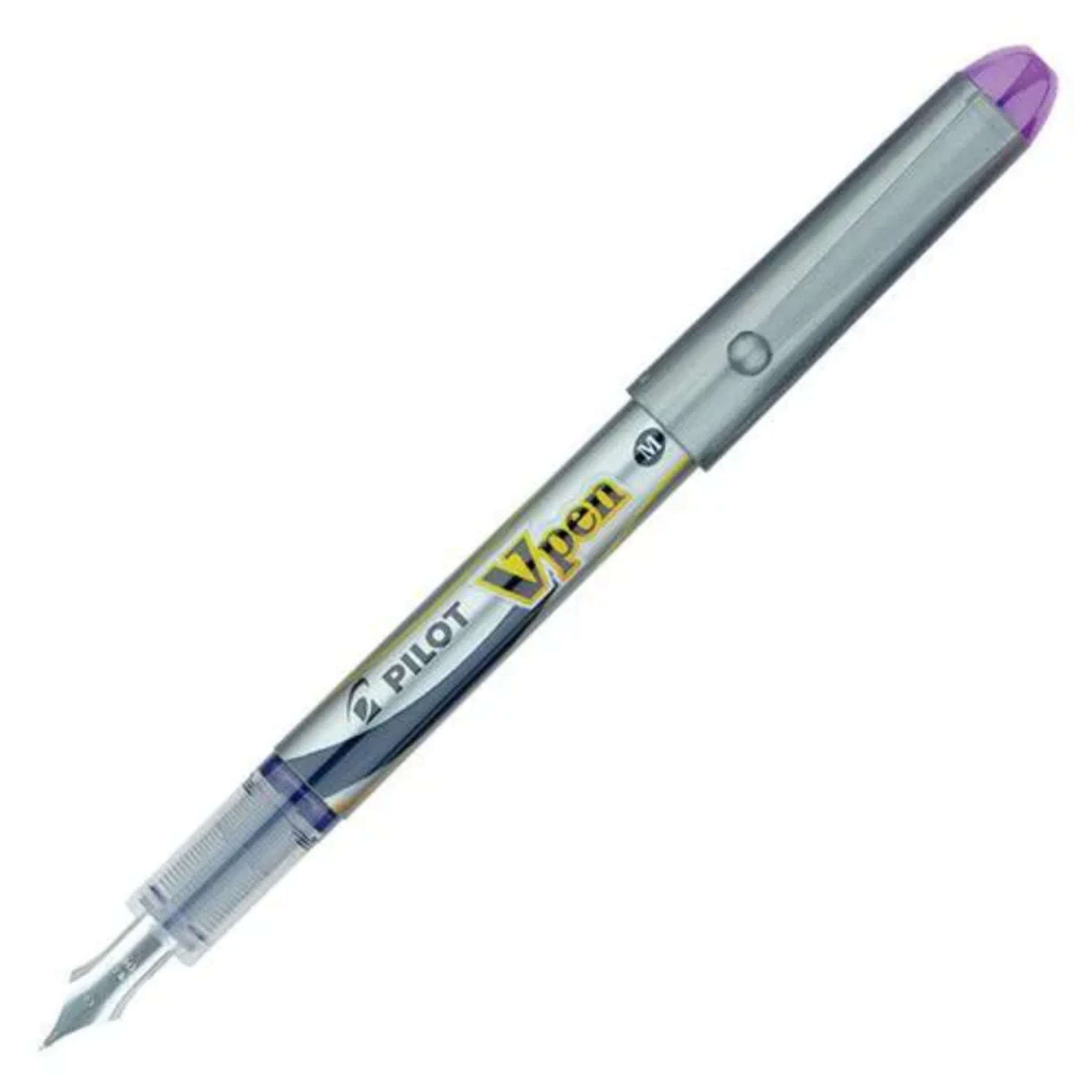 Pilot V-Pen Disposable Fountain Pen – Violet, Medium Nib