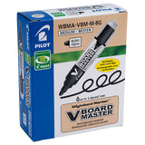 Pilot V Board Master Whiteboard Marker 4 Color – Bullet Tip (Blue / Black / Red / Green)