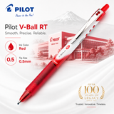 Pilot V-Ball RT 0.5 Rollerball Pen – Red