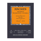 Canson Arches Watercolor Pads 12 Sheets 300g