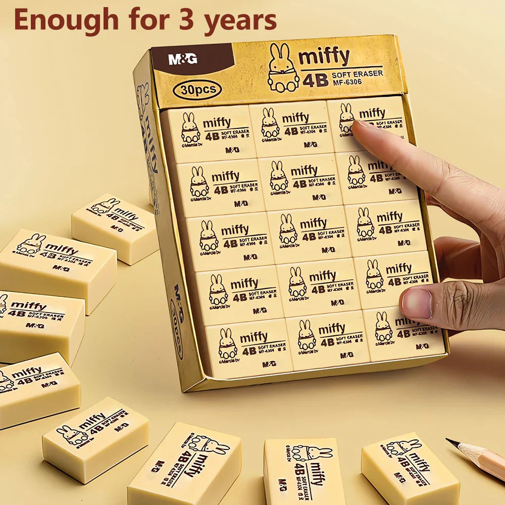 M&G Miffy Soft 4b Eraser Single Piece