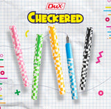 DUX Checkered Fountain Pen No. DX250 – Medium Nib | Multi-Color