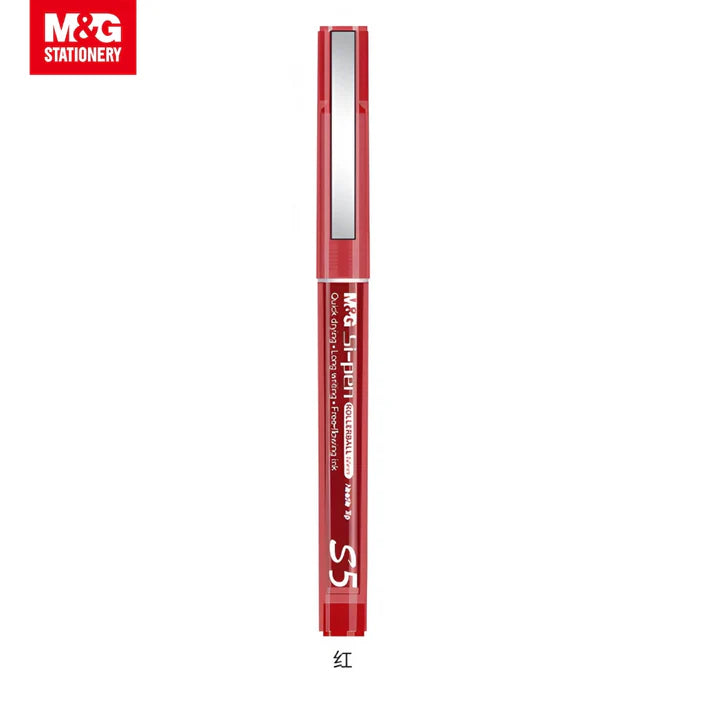 M&G S5 Roller Pen ARP41871 – 0.5mm Fine Needle Tip | Smooth Liquid Ink |