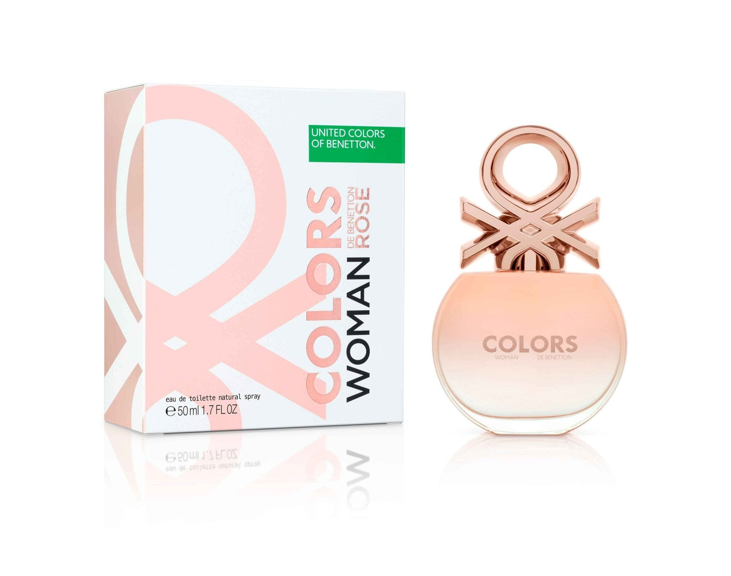 Benetton Colors Rose EDT For Women 50Ml
