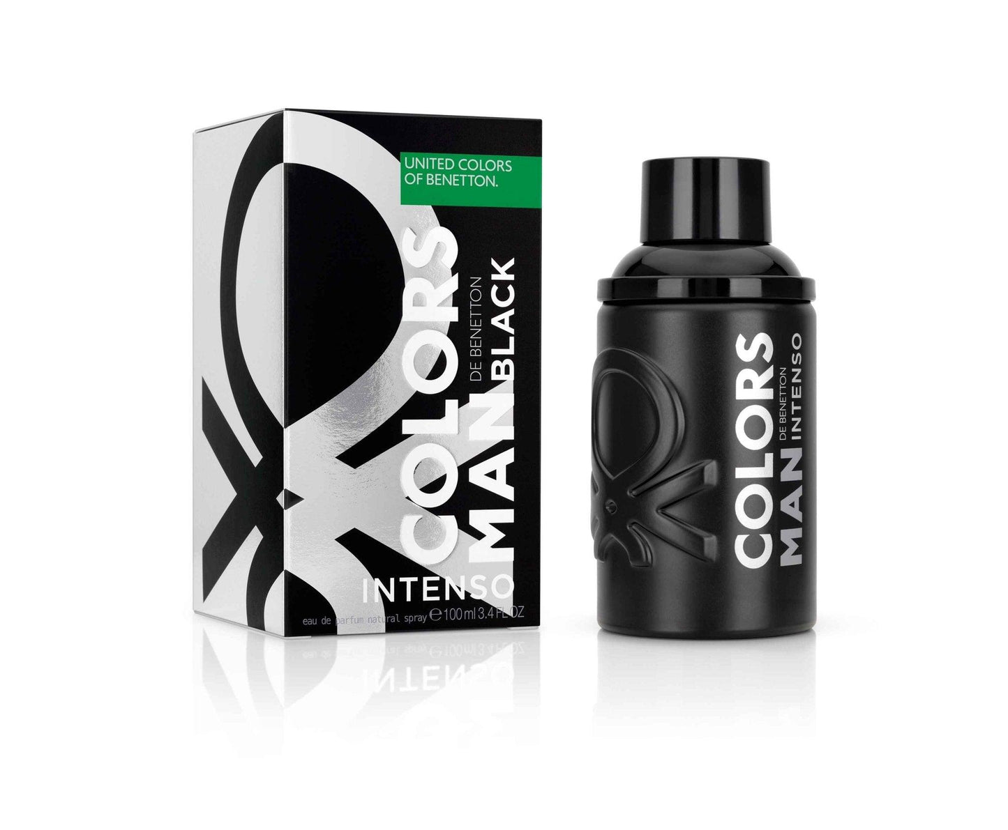 Benetton Colors Black Eau De Toilette Spray For Men 100Ml