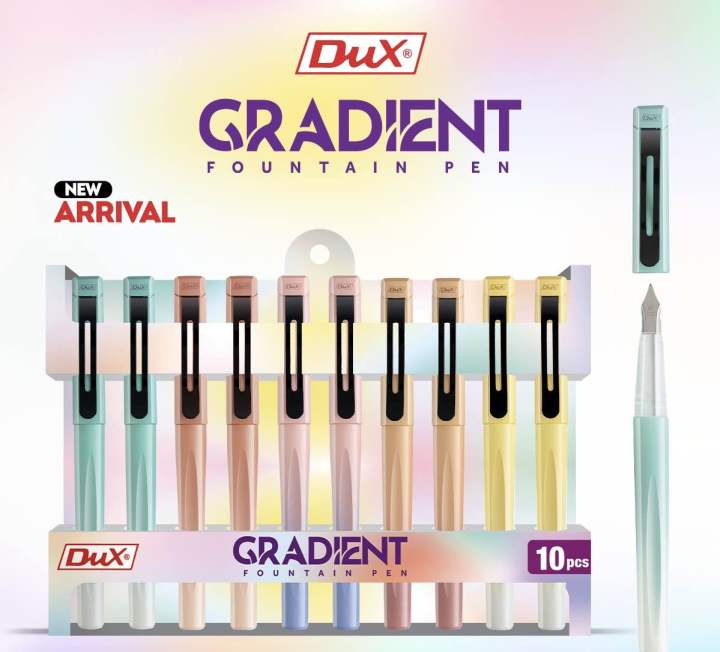 DUX Gradient Fountain Pen No. DX220 – Medium Nib | Multi-Color