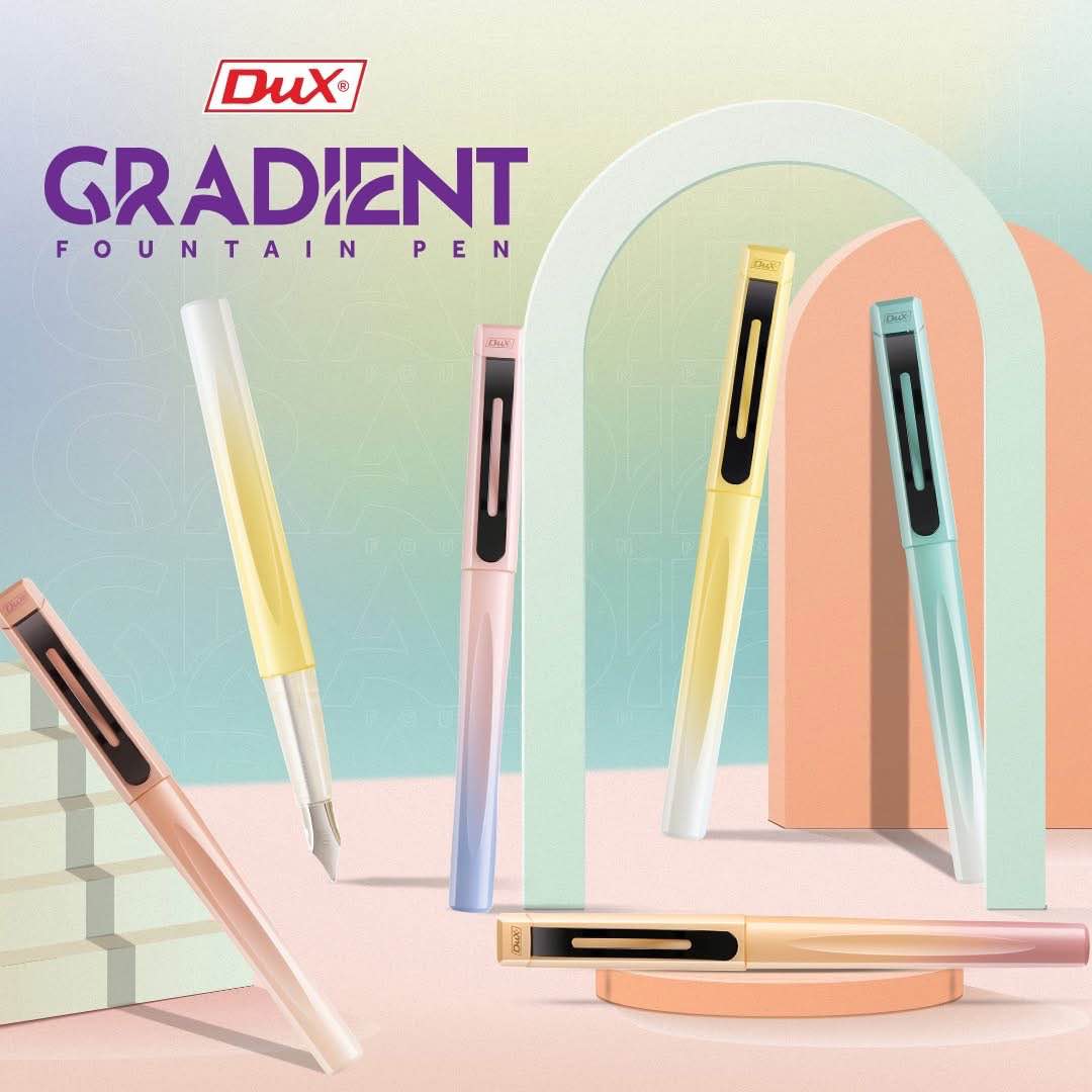 DUX Gradient Fountain Pen No. DX220 – Medium Nib | Multi-Color