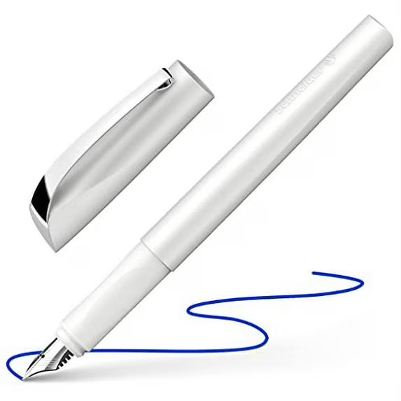 Schneider Ceod Classic Fountain Pen – Pearl White, Medium Nib
