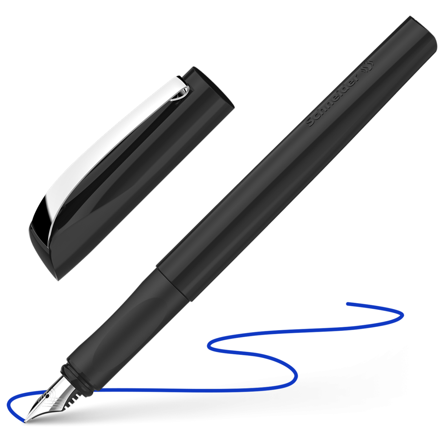 Schneider Ceod Classic Fountain Pen – Black, Medium Nib