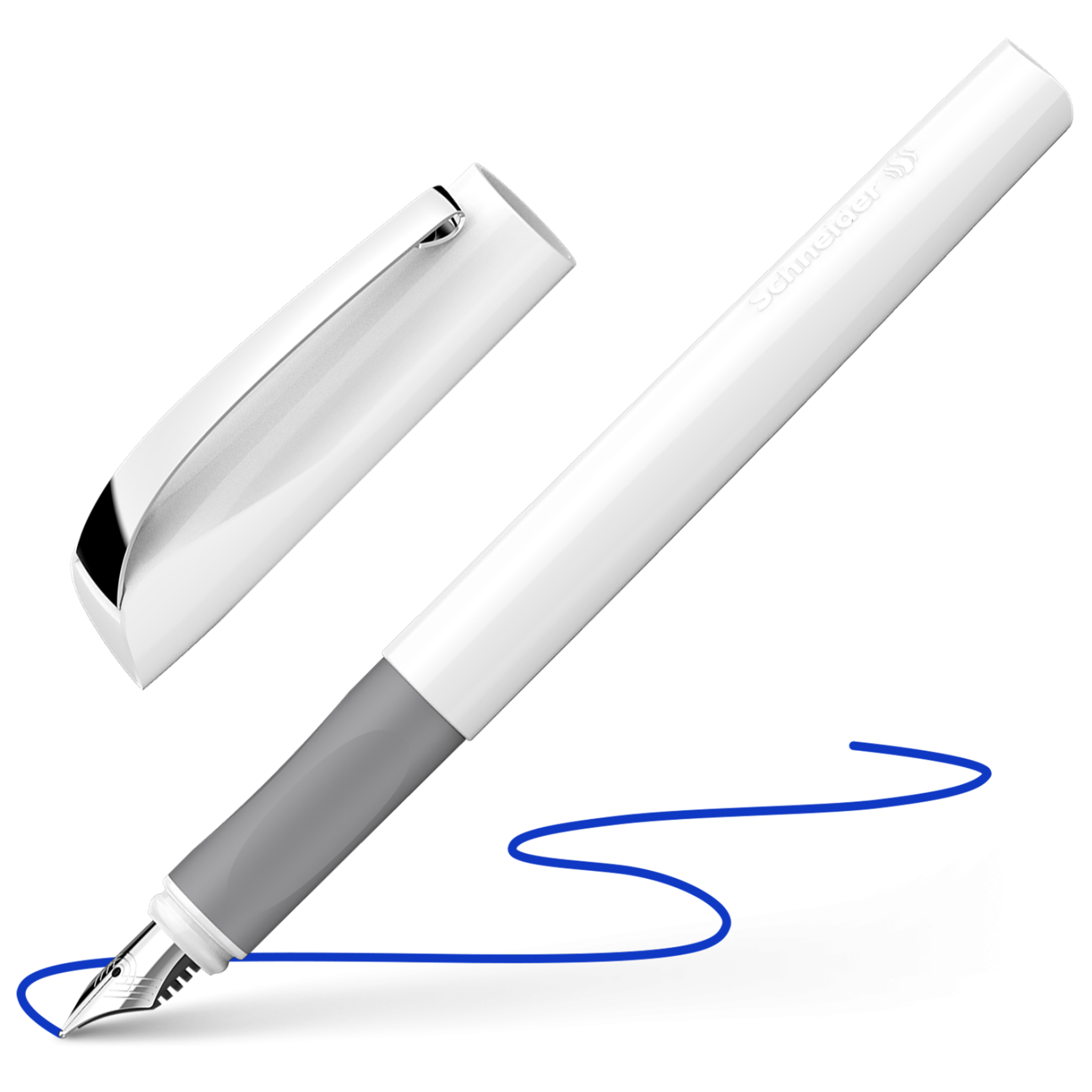 Schneider Ceod Classic Fountain Pen – White, Medium Nib