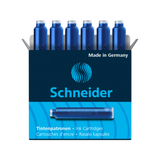 Schneider Ink Cartridges Blue Pack Of 6