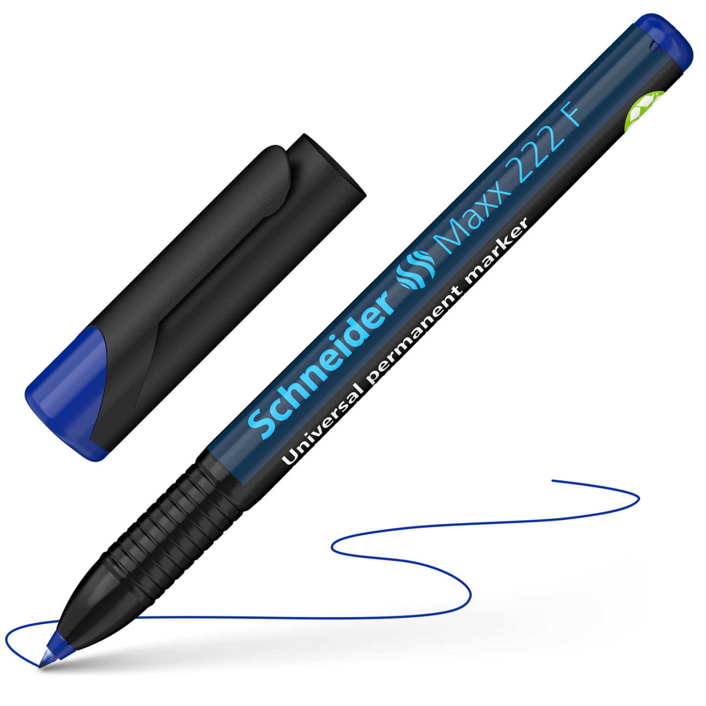 Schneider Maxx 222 Permanent Marker — Blue (Fine Tip)