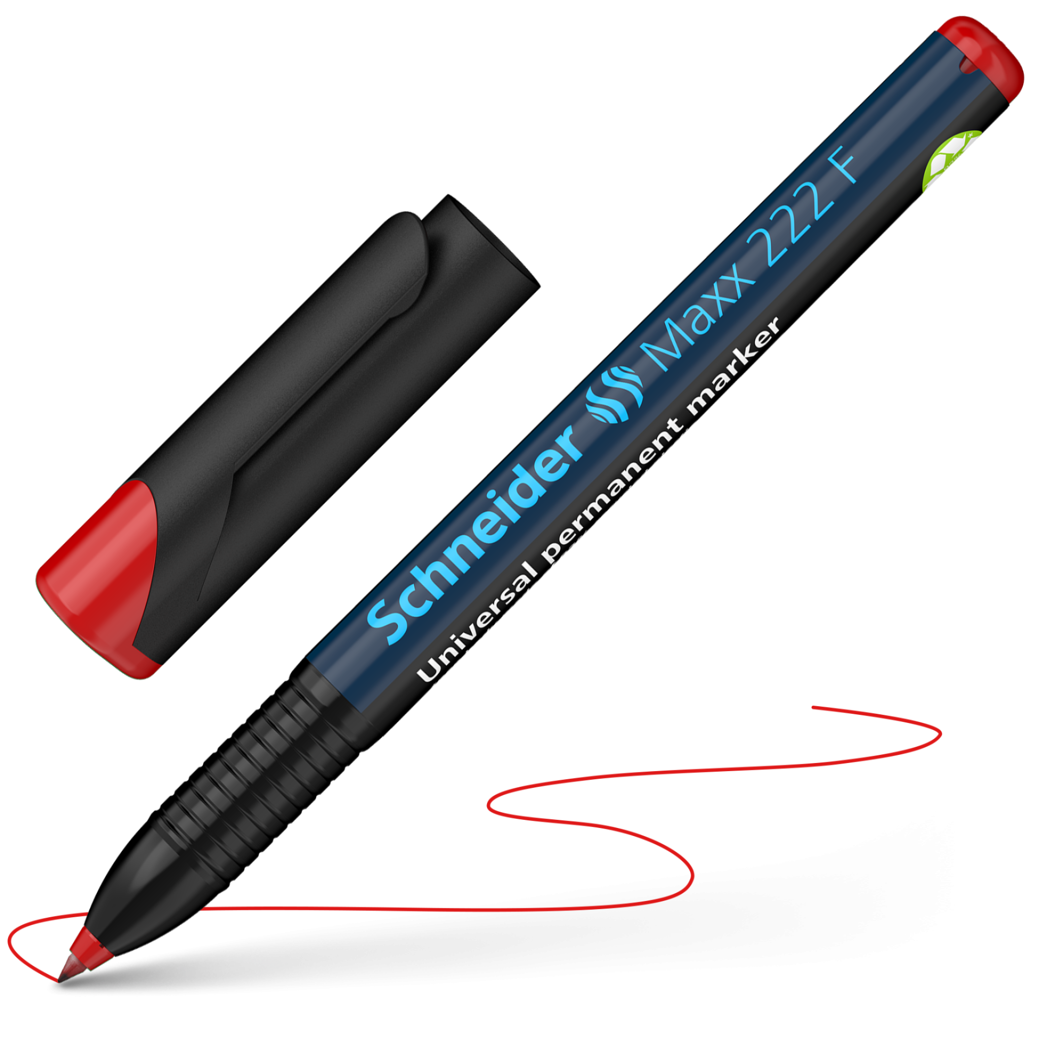 Schneider Maxx 222 Permanent Marker — Red (Fine Tip)
