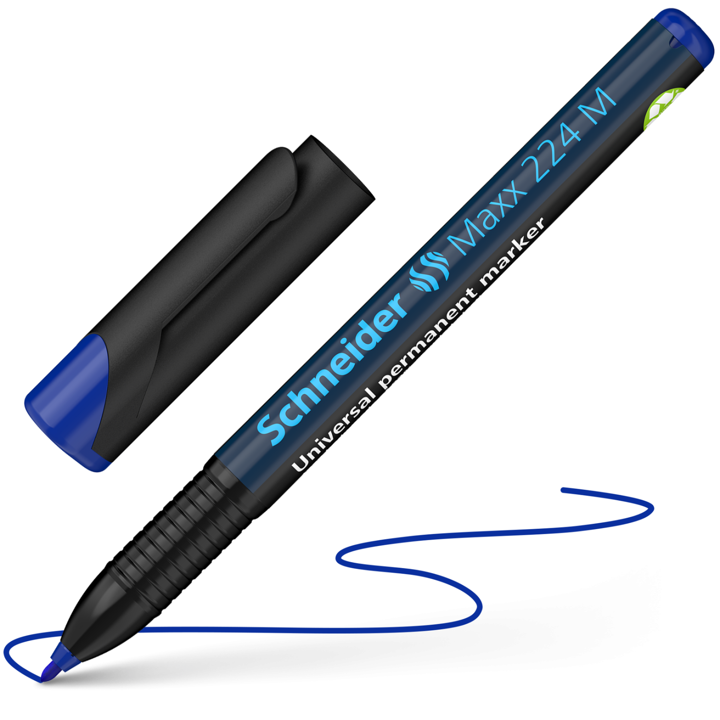 Schneider Maxx 224 Permanent Marker — Blue (Medium Tip)