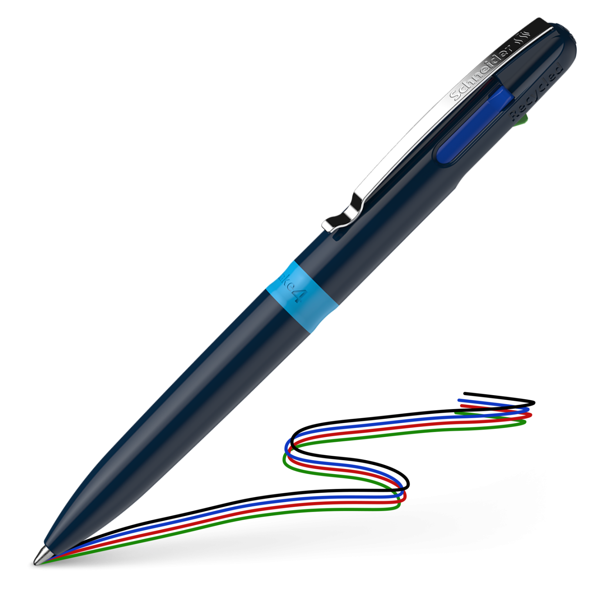 Schneider Take 4 Ballpoint Pen Deep Blue