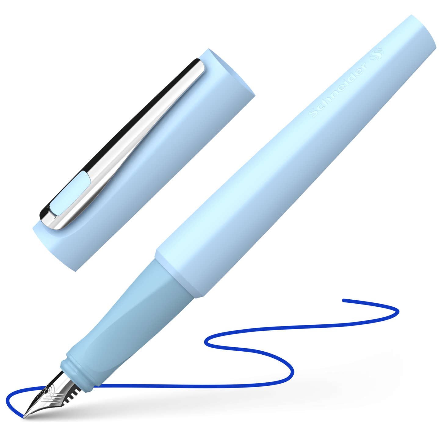 Schneider Tomo Fountain Pen – Ice Blue (Eco-Friendly, 58% Recycled)