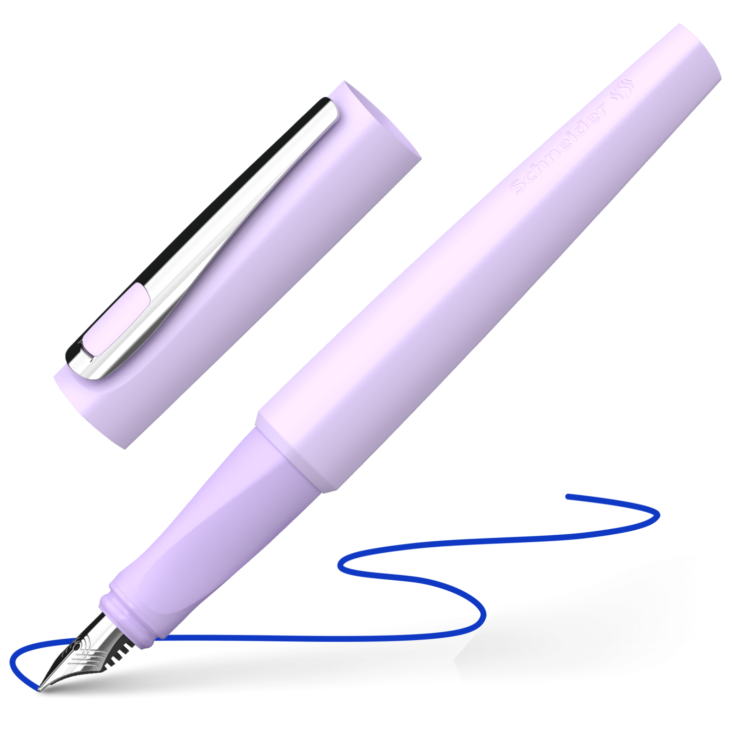 Schneider Tomo Fountain Pen – Lavender (Eco-Friendly, 58% Recycled)