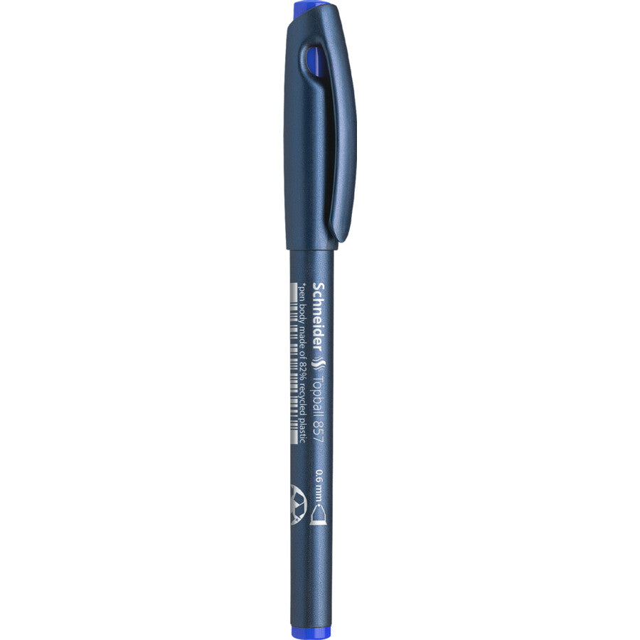 Schneider Topball 857 Rollerball Pen — Blue (0.6mm)