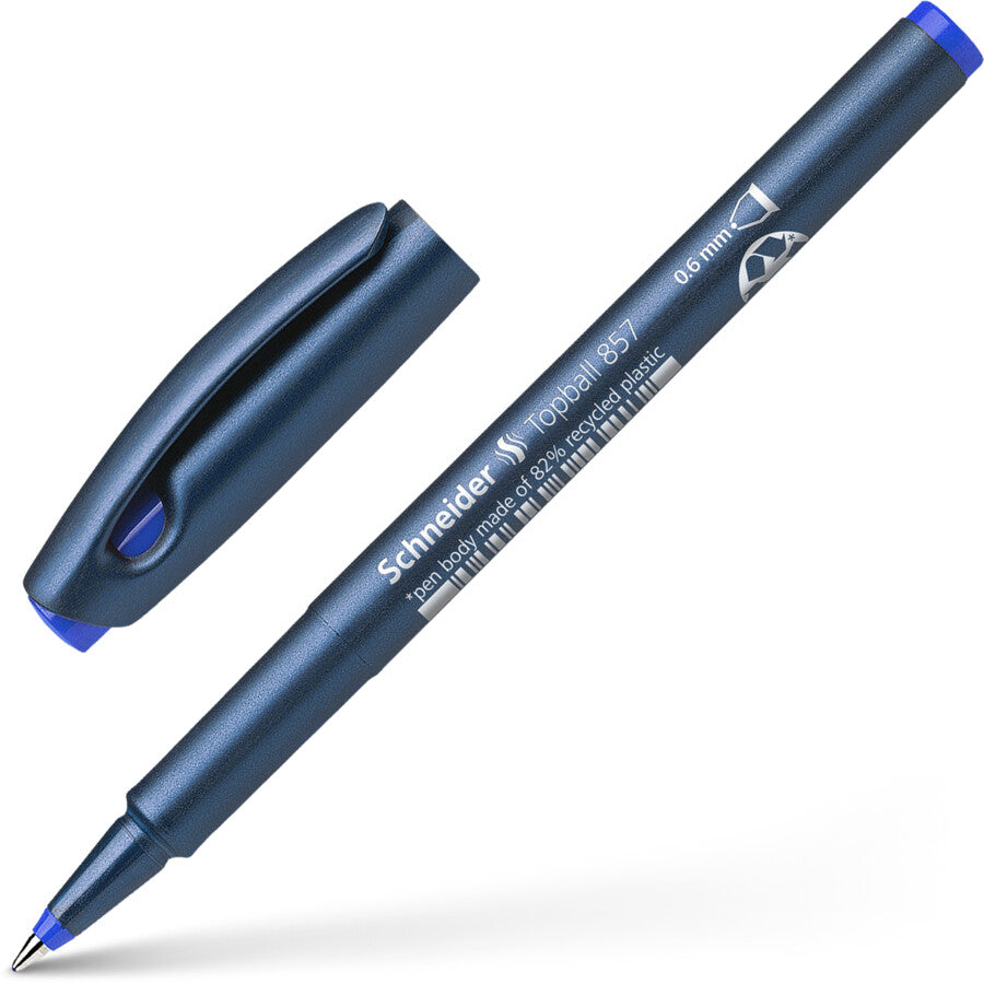 Schneider Topball 857 Rollerball Pen — Blue (0.6mm)