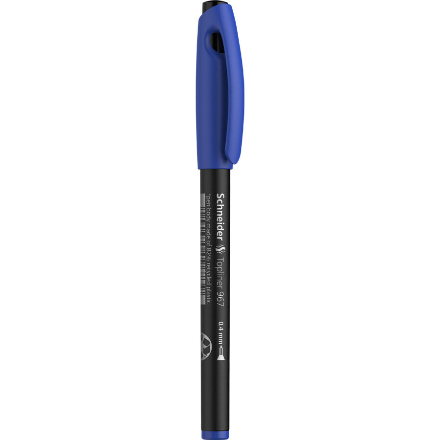 Schneider Topliner 967 Fineliner — Blue (0.4mm)