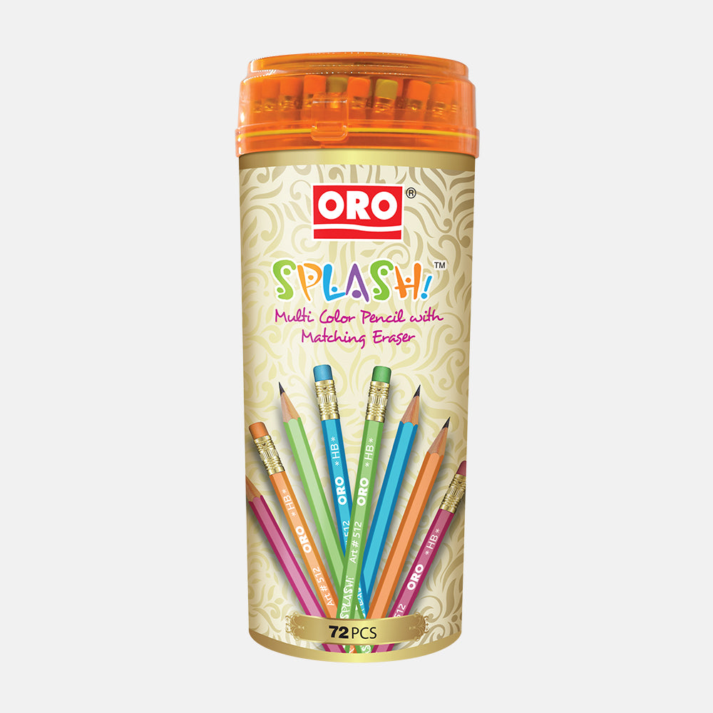 ORO Splash Pencil Jar – 72 Pencils