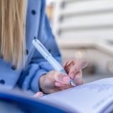 Schneider Tomo Fountain Pen – Ice Blue (Eco-Friendly, 58% Recycled)