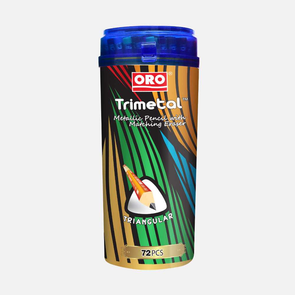 ORO Trimetal Pencil Jar – 72 Pencils