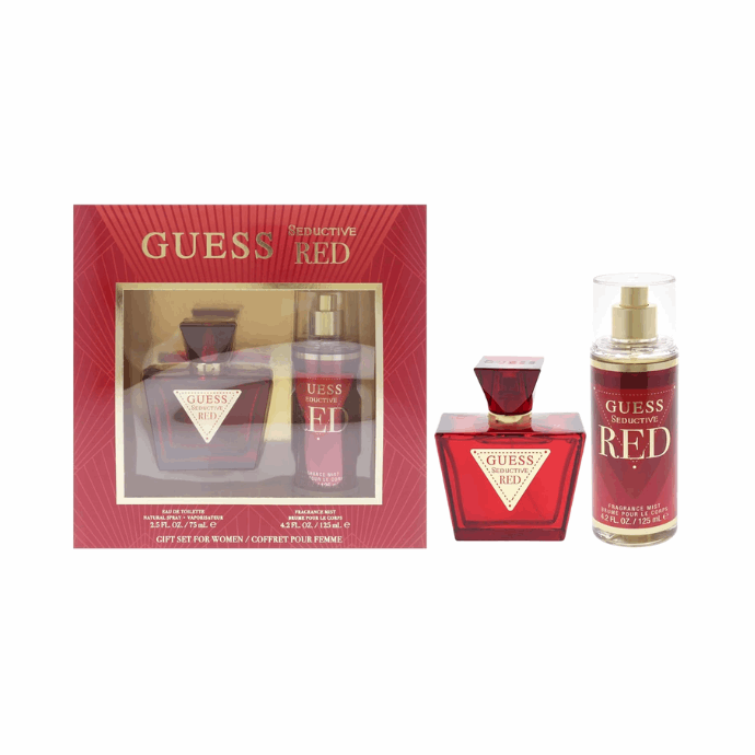 Guess Seductive Red For Women Set EDT 75Ml+Body Mist 125Ml