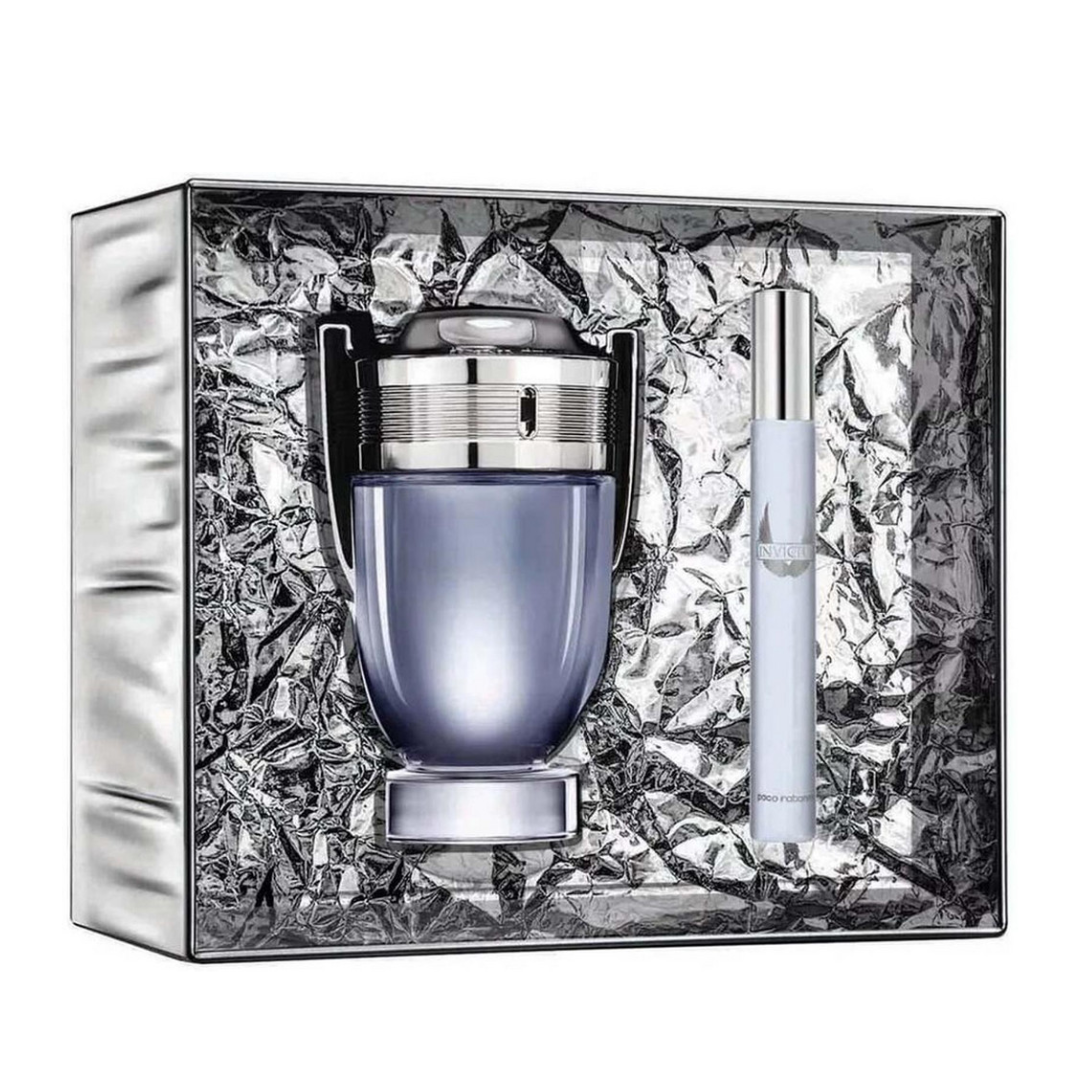 Paco Rabanne Invictus For Men Gift Set EDT 100Ml+EDT 10Ml