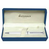 Waterman Hémisphère Ballpoint Pen – Metal & White CT