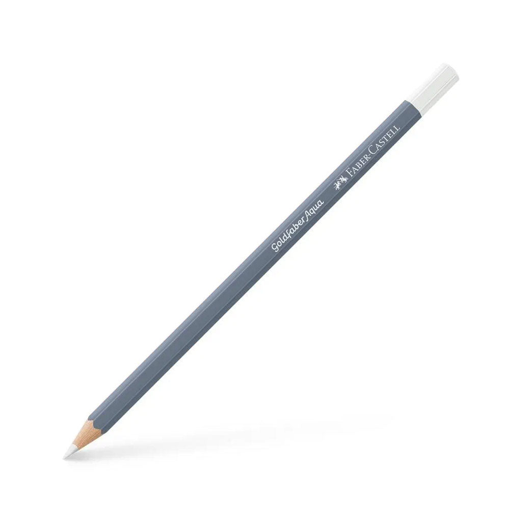Faber-Castell Gold Faber Aqua Water Colour Pencil – White Single Piece