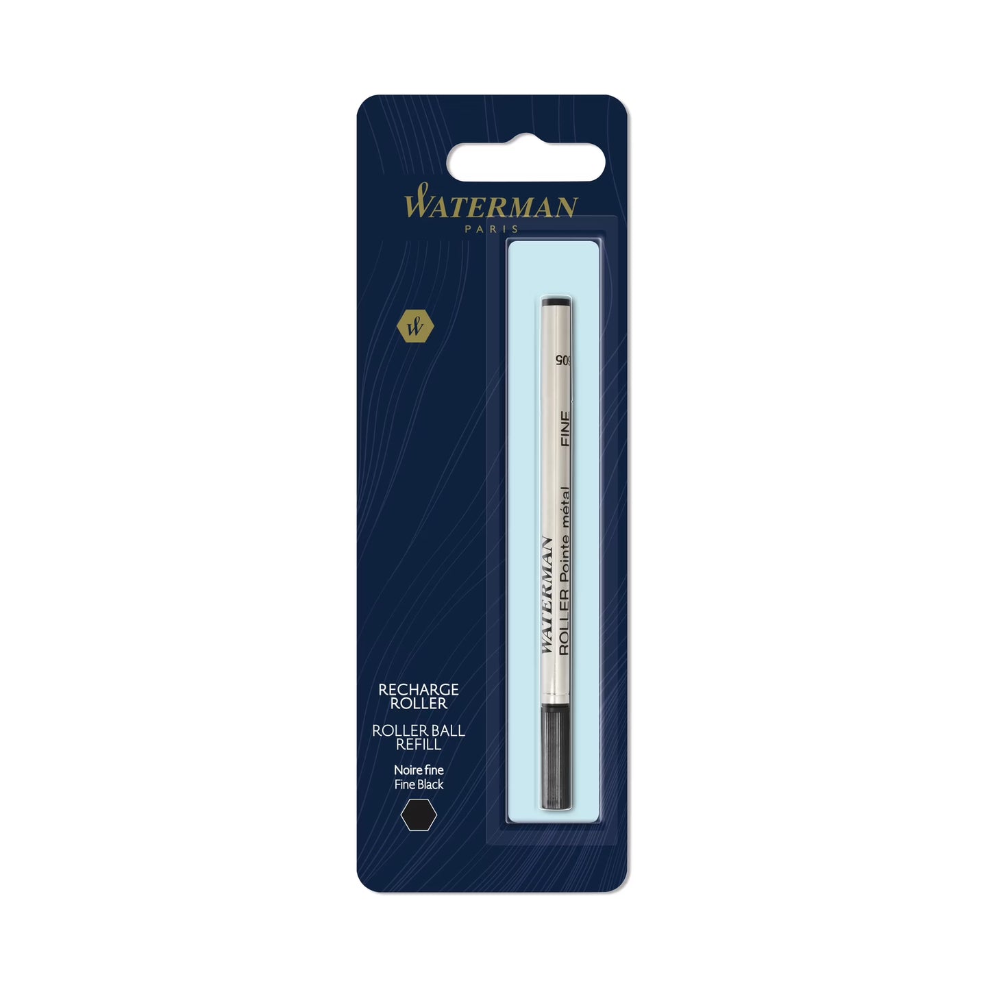Waterman Rollerball Pen Refill – Fine Tip (Blue & Black)