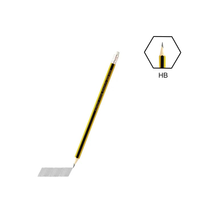 M&G Wooden Pencil with Eraser HB AWP 30871 Single Piece