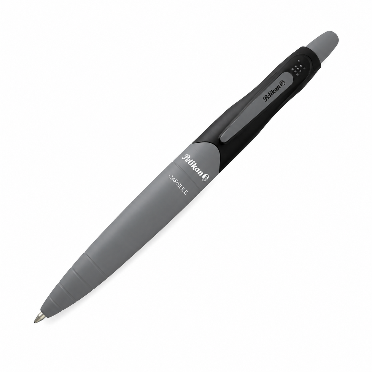 Milan CAPSULE Ballpoint Pen – 1mm Blue Ink | Pink, Blue & Grey
