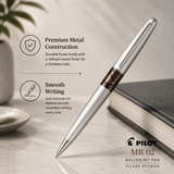 Pilot MR 02 Ballpoint Pen – Silver Python