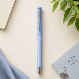 Parker Vector CT Rollerball Pen – Pastel Blue Special Edition | Blue & Black Ink | Made in UK