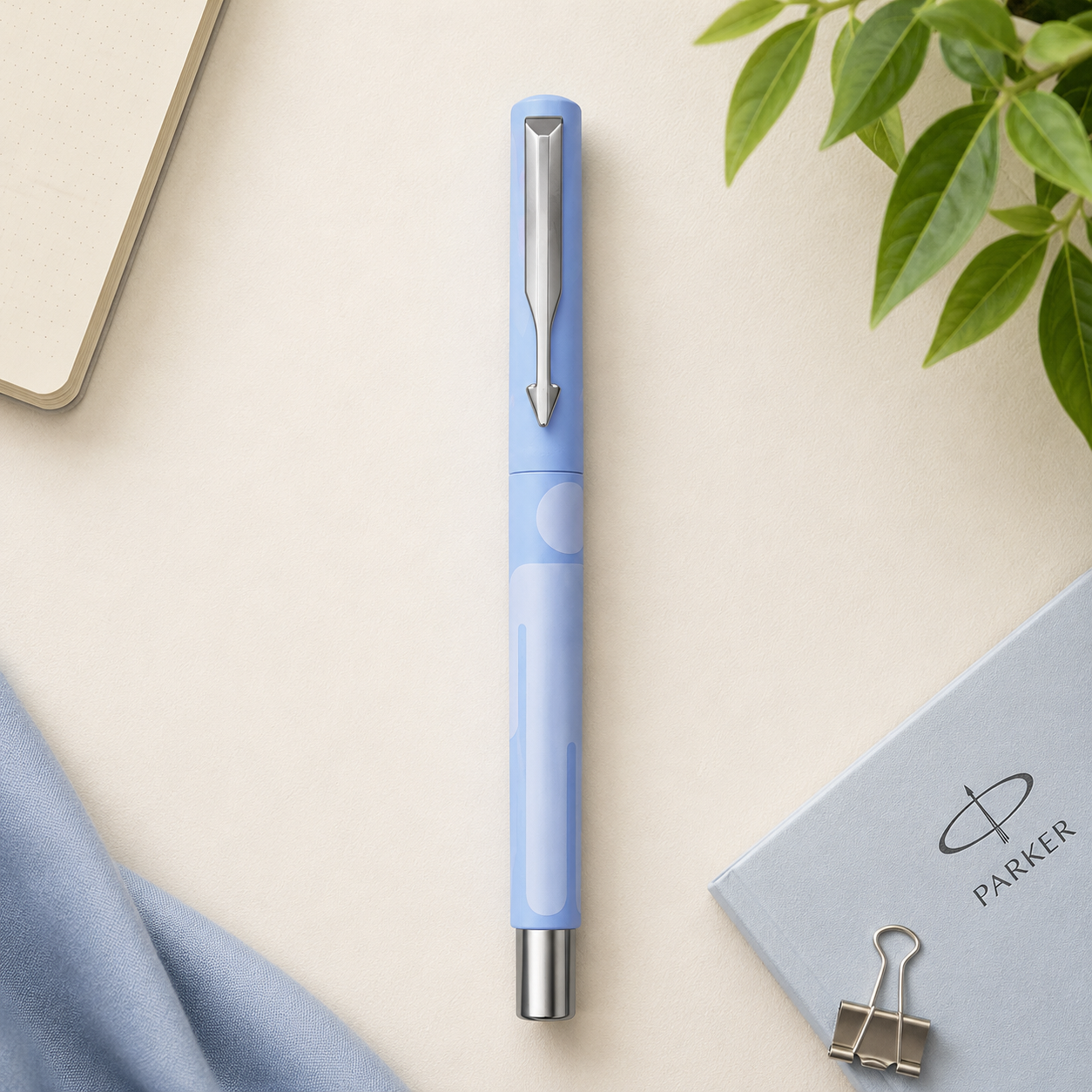 Parker Vector CT Rollerball Pen – Pastel Blue Special Edition | Blue & Black Ink | Made in UK