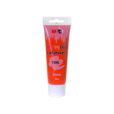 M&G Acrylic Paint Tube 75 gm Assorted Colors 1 pc