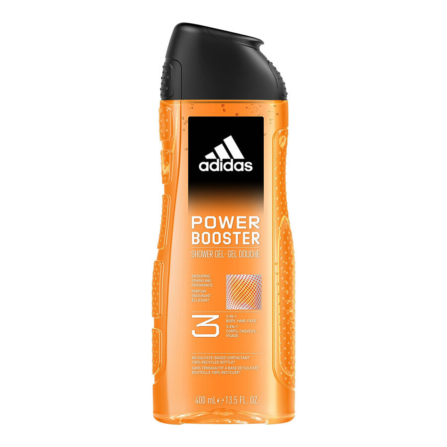 Adidas Power Booster Shower Gel for Men 400ml – Energizing Deep Cleanse Body Wash